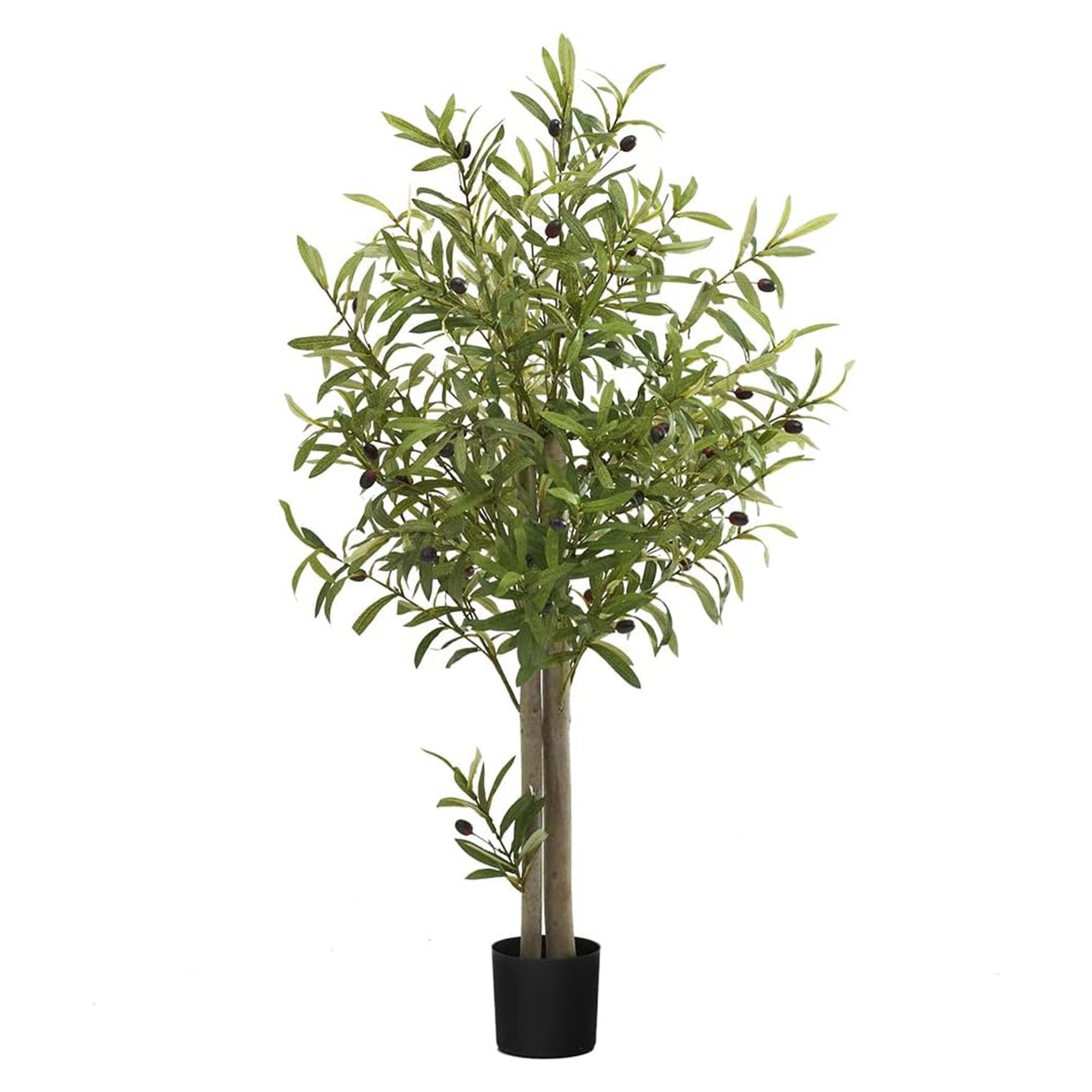 Factory Manufacture 3FT Faux Olive Tree, Indoor Fake Olive Tree with Pot, Large Olive Branches for Home & Commercial Decor