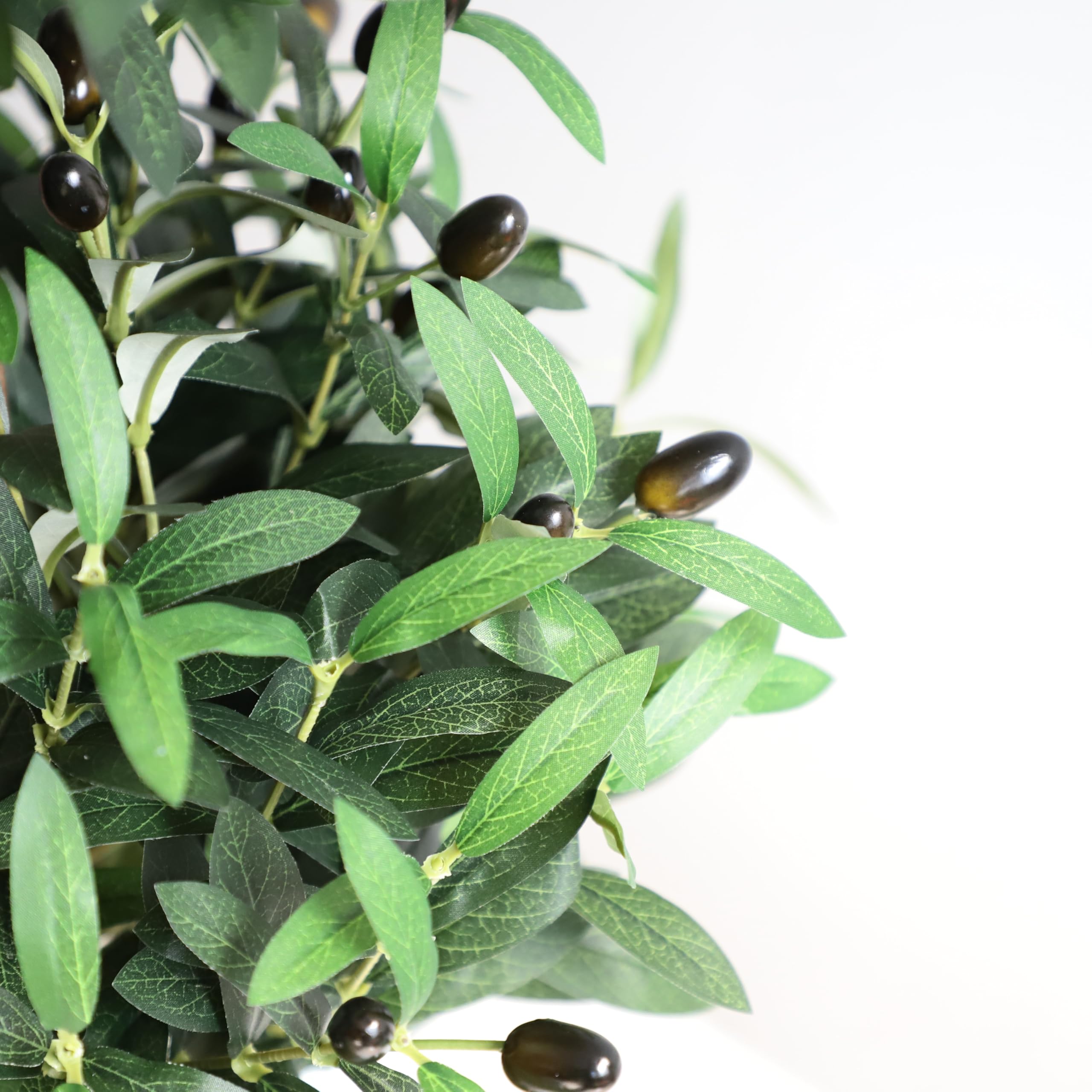 Bulk Supply Factory Artificial Olive Double Ball Topiary Trees, 3FT Faux Olive Topiary Tree, 35 Inch Fake Potted - Image 3