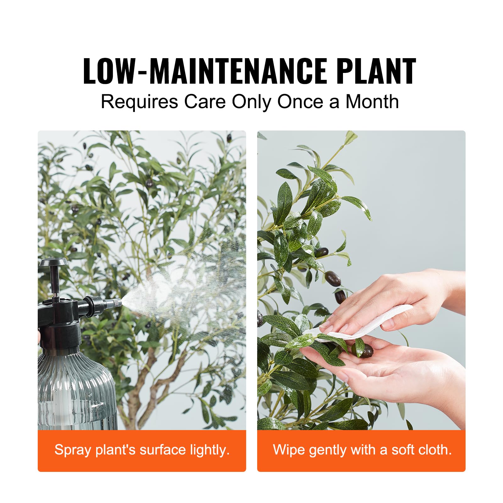 China Manufacturer 5FT Artificial Olive Tree, PE Faux Potted Plant with Anti-Tip Base, Low Maintenance Lifelike Green Tree for Indoor & Outdoor Home Office Decor - Image 5