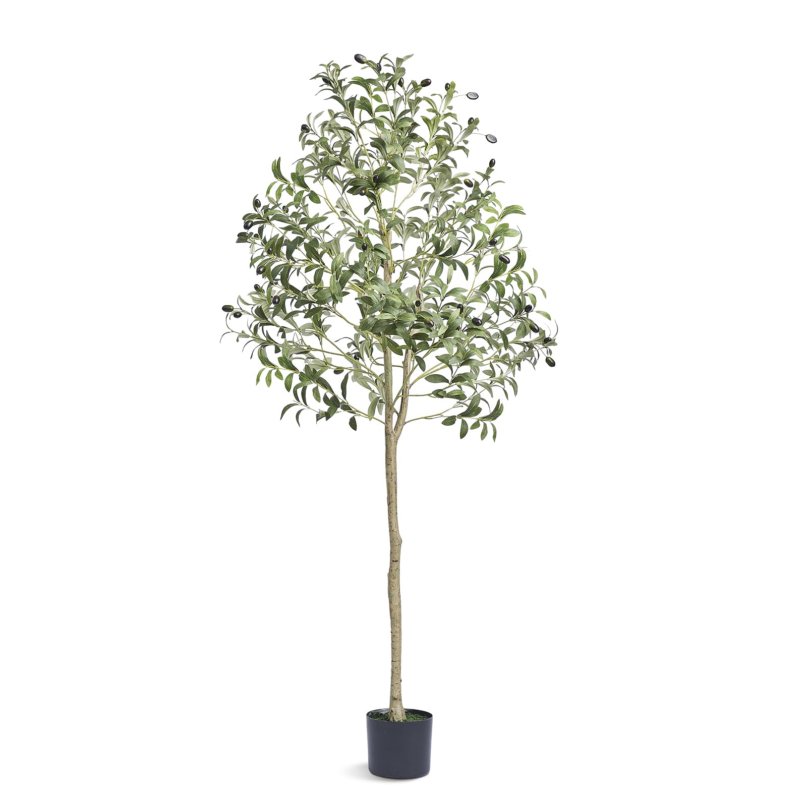 China Manufacturer 5FT Artificial Olive Tree, PE Faux Potted Plant with Anti-Tip Base, Low Maintenance Lifelike Green Tree for Indoor & Outdoor Home Office Decor