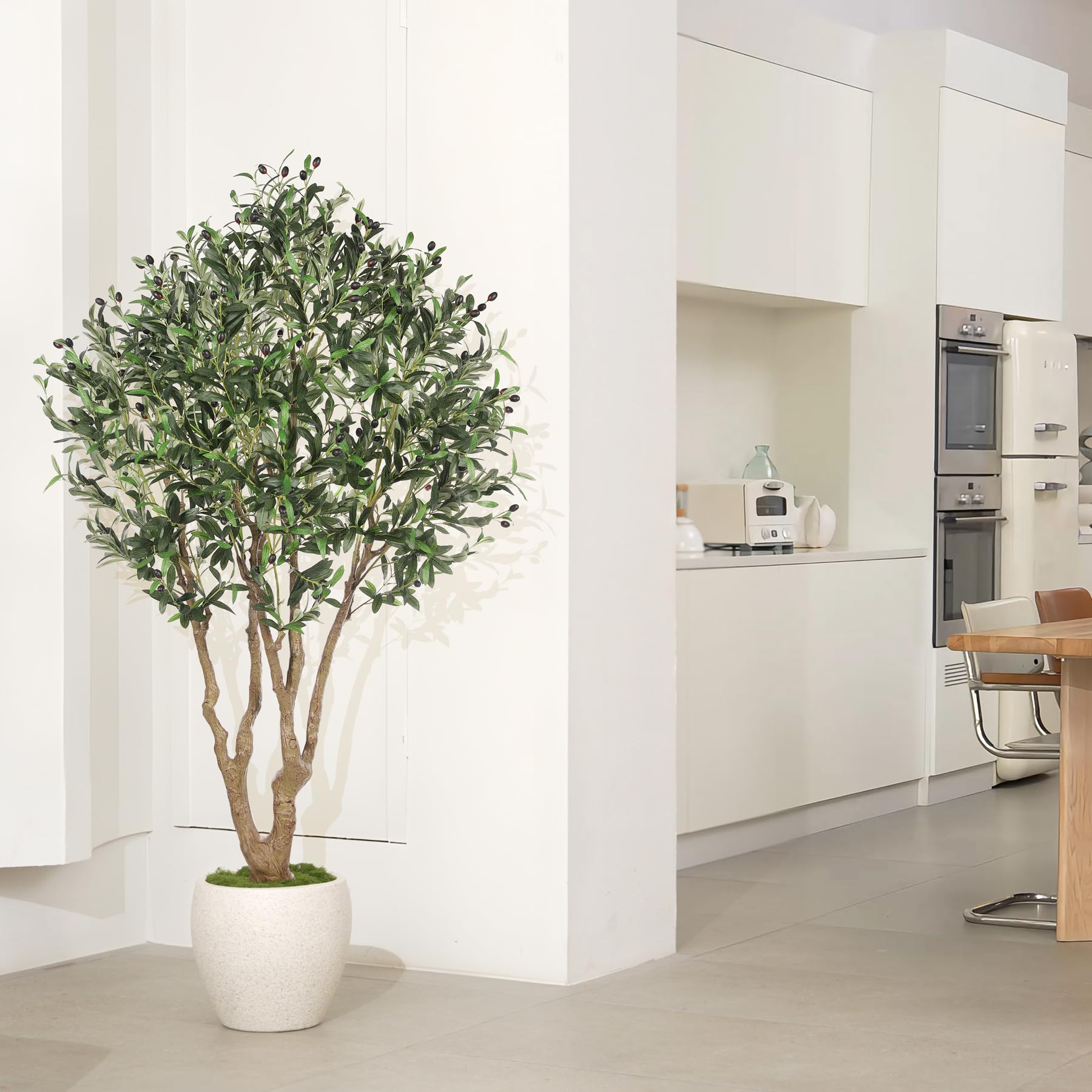 Faux Large Olive Tree China Manufacturer 6ft Artificial Indoor Fake Plant for Office Reception Decor - Image 4