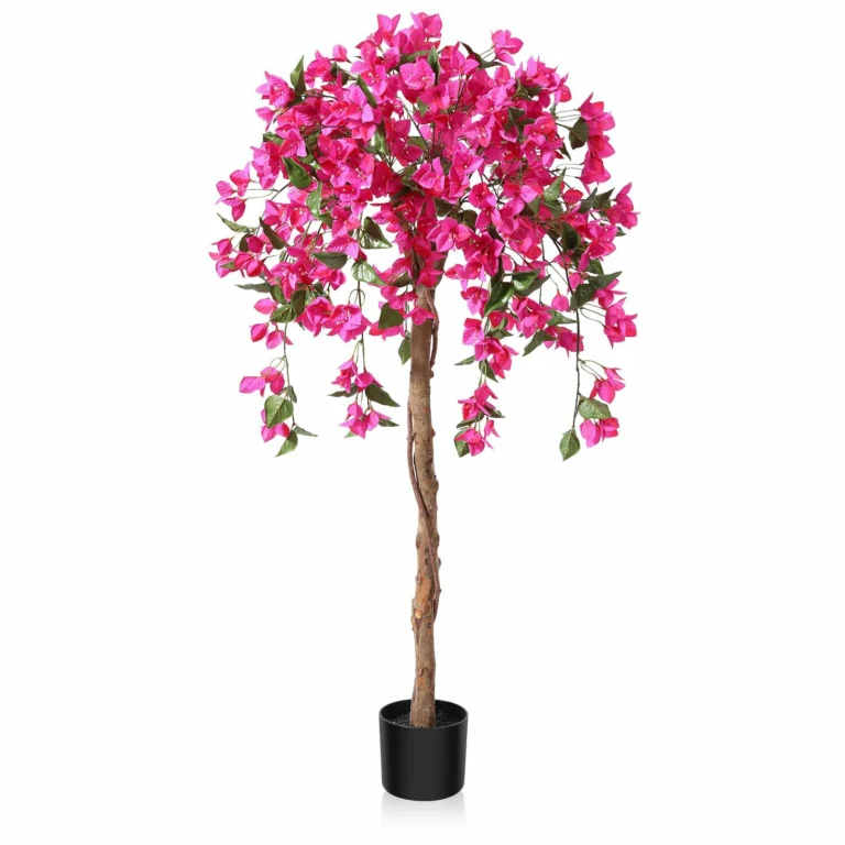 artificial flowering tree fake blossom potted tree wholesale decor